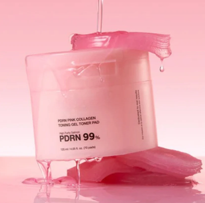 Skincare Glad2Glow - 70개 PDRN 핑크 콜라겐 토닝 젤