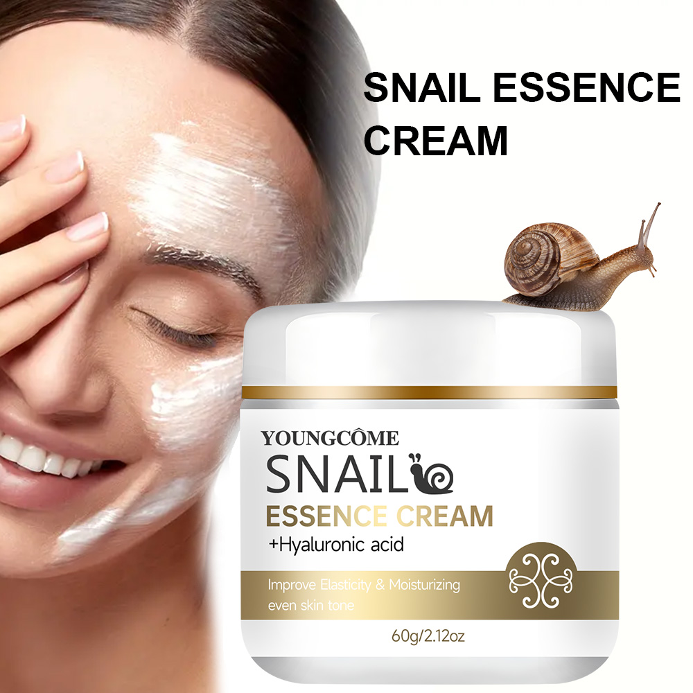 Skincare Glad2Glow - 히알루론산이 함유된 달팽이 에센스 크림, 레티놀