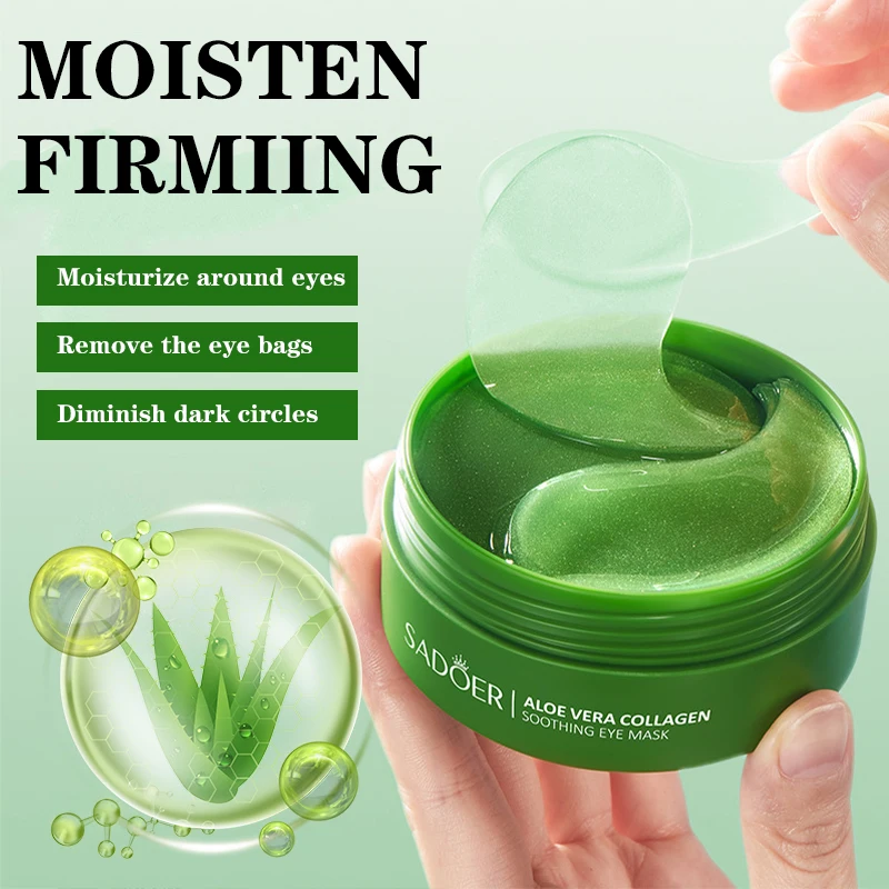 60pcs 알로에 베라 콜라겐 아이 마스크 안티 다크  - Skincare D'Alba 리뷰 및 가격