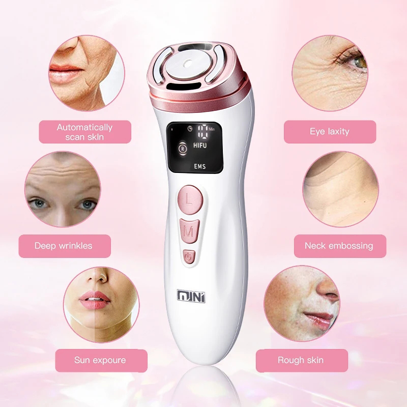 새로운 미니 HIFU 초음파 기계 EMS 마이크로 전류 - Skincare Scora 리뷰 및 가격