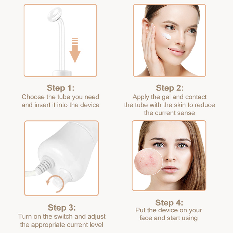 고주파 교체 전극 유리관 얼굴 전기 치료 지팡이 스킨  - Skincare Scora 리뷰 및 가격