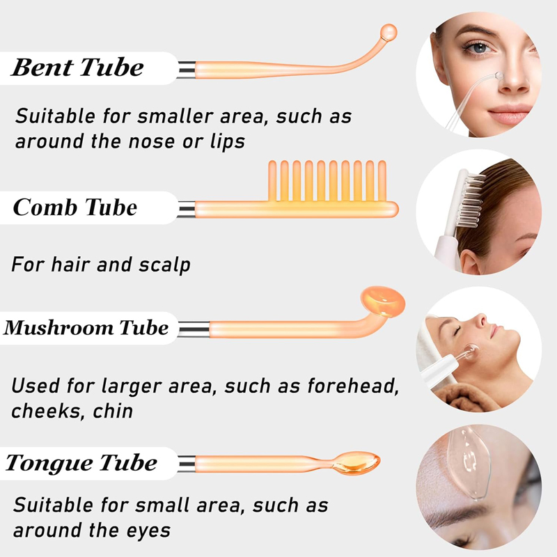 고주파 교체 전극 유리관 얼굴 전기 치료 지팡이 스킨  - Skincare Scora 리뷰 및 가격