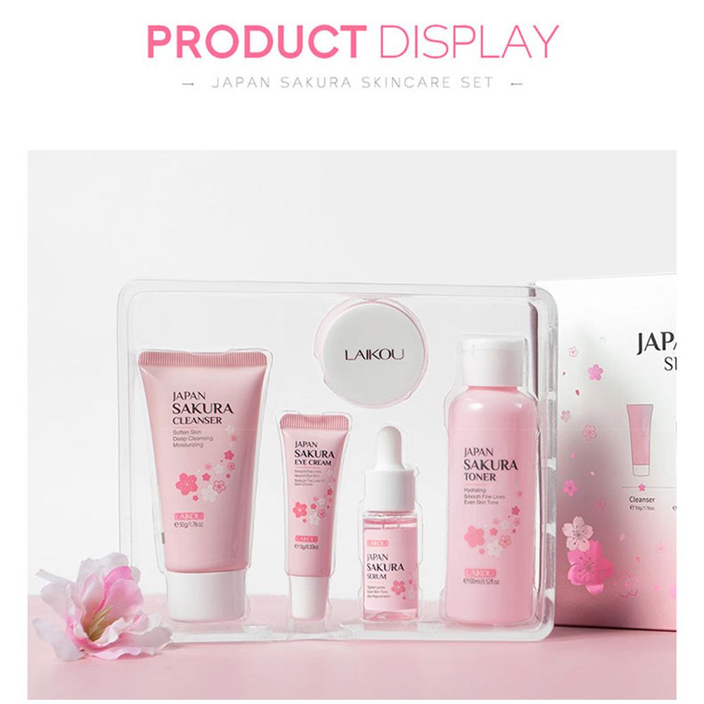 사쿠라 스킨 케어 세트, 페이스 크림 세럼 토너, 페이 - Skincare Glad2Glow 리뷰 및 가격