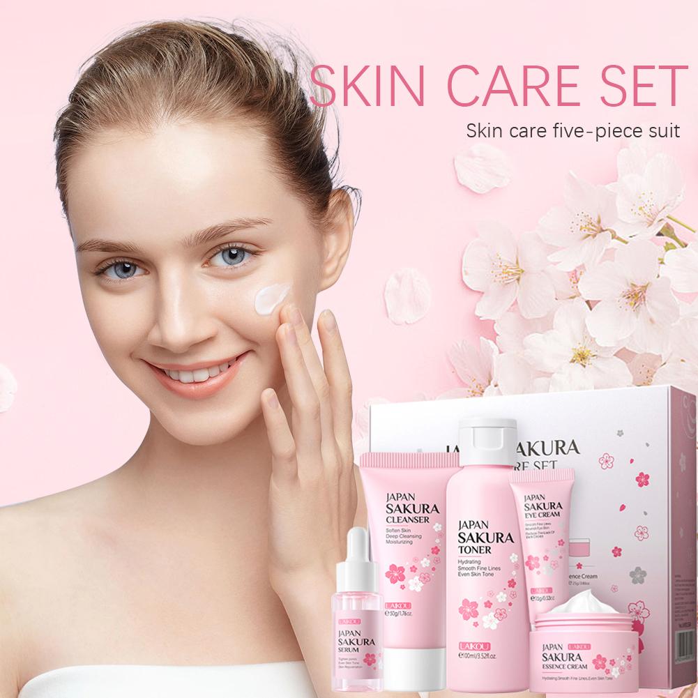 사쿠라 스킨 케어 세트, 페이스 크림 세럼 토너, 페이 - Skincare Glad2Glow 리뷰 및 가격