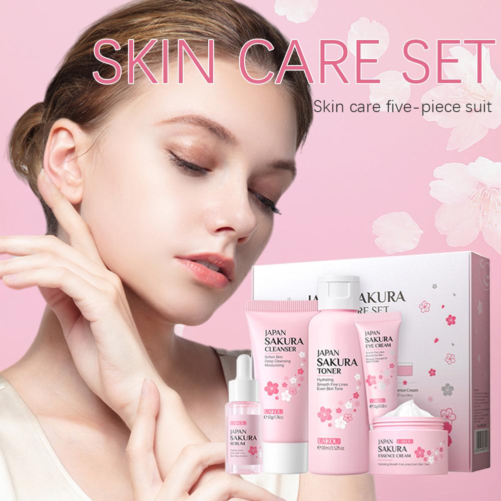 사쿠라 스킨 케어 세트, 페이스 크림 세럼 토너, 페이 - Skincare Glad2Glow 리뷰 및 가격