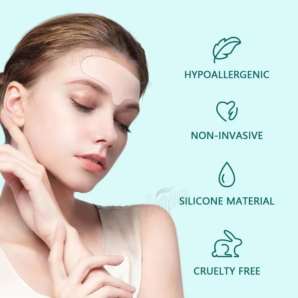 재사용 가능한 실리콘 패치 이마 주름 패치 미백 이마  - Skincare Glad2Glow 리뷰 및 가격
