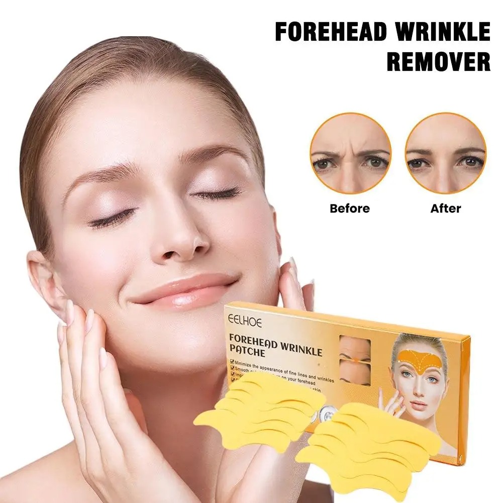 이마 주름 패치, 이마 주름 젤 패치, 가수 분해 콜라 - Skincare Glad2Glow 리뷰 및 가격