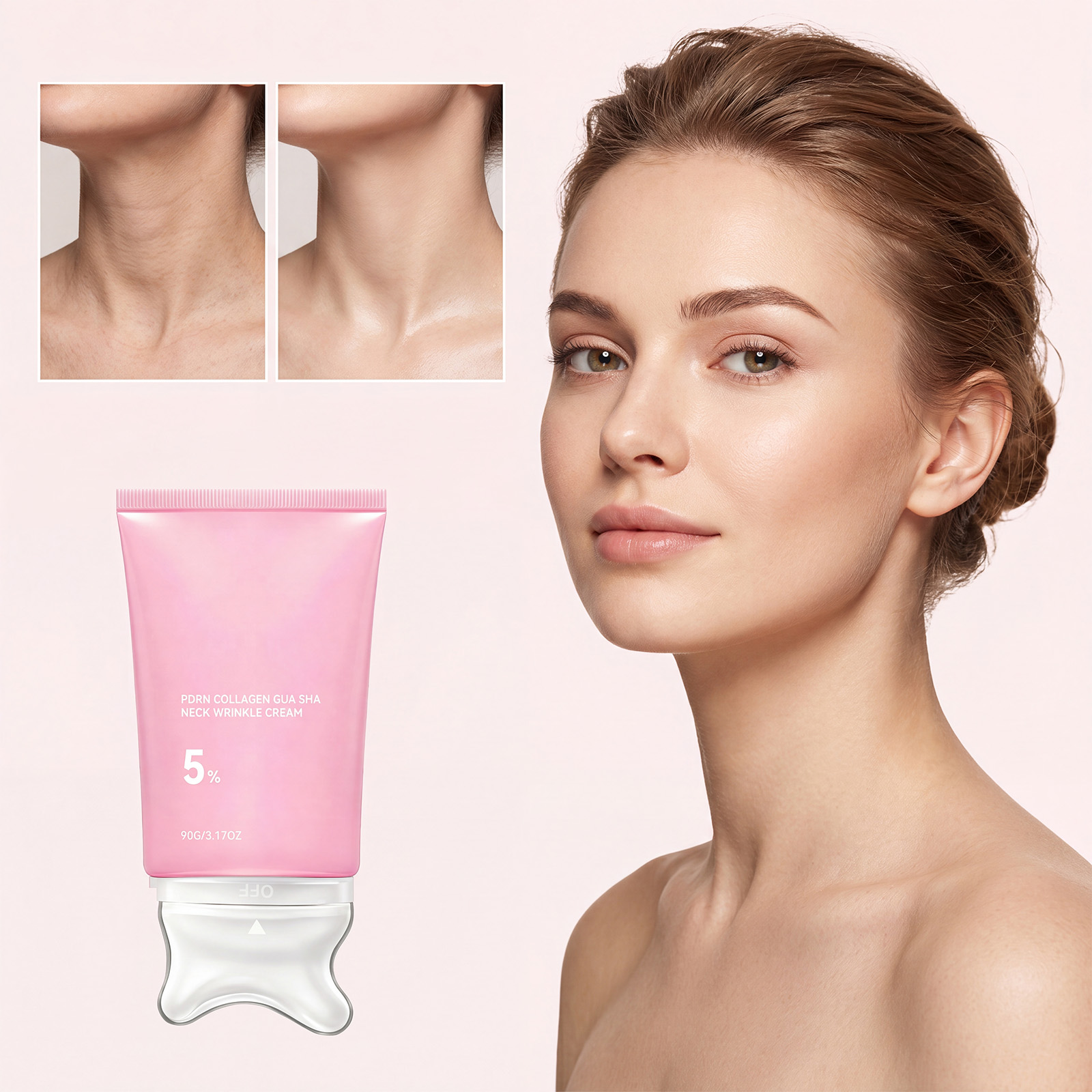 콜라겐 넥 크림 마사지 목 주름 개선 리프팅 타이트닝  - Skincare Glad2Glow 리뷰 및 가격