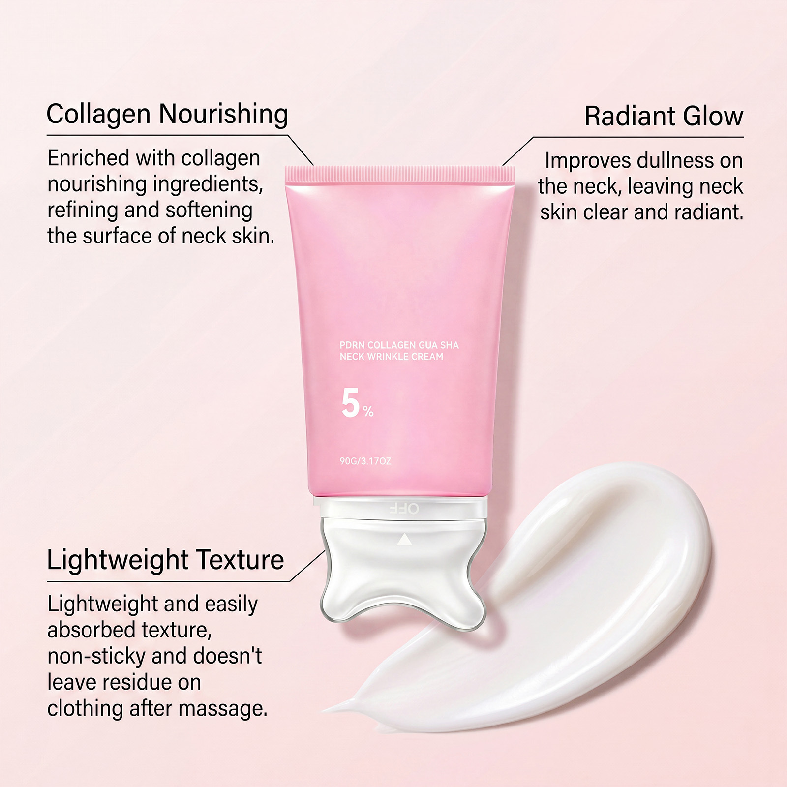 콜라겐 넥 크림 마사지 목 주름 개선 리프팅 타이트닝  - Skincare Glad2Glow 리뷰 및 가격